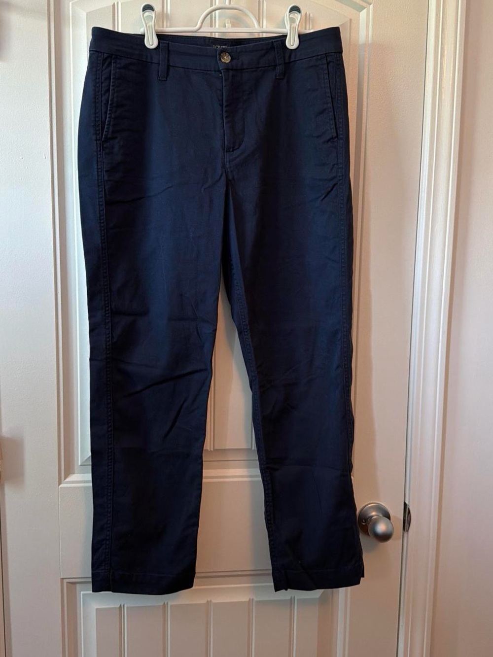 J. Crew Navy Cropped Ankle Pants